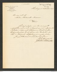 k.k. naturhistorisches Hofmuseum, Intendanzakten 1885-1896 (Hauer), Aktenzahl Z.379/1887, Seite 1